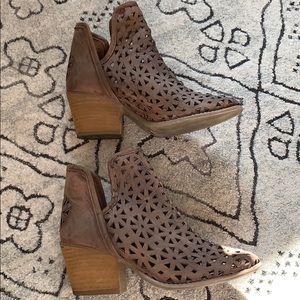 Cutout booties